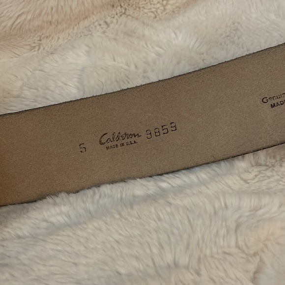 Calderon “NEW” Vintage Navy Leather Belt main image 5